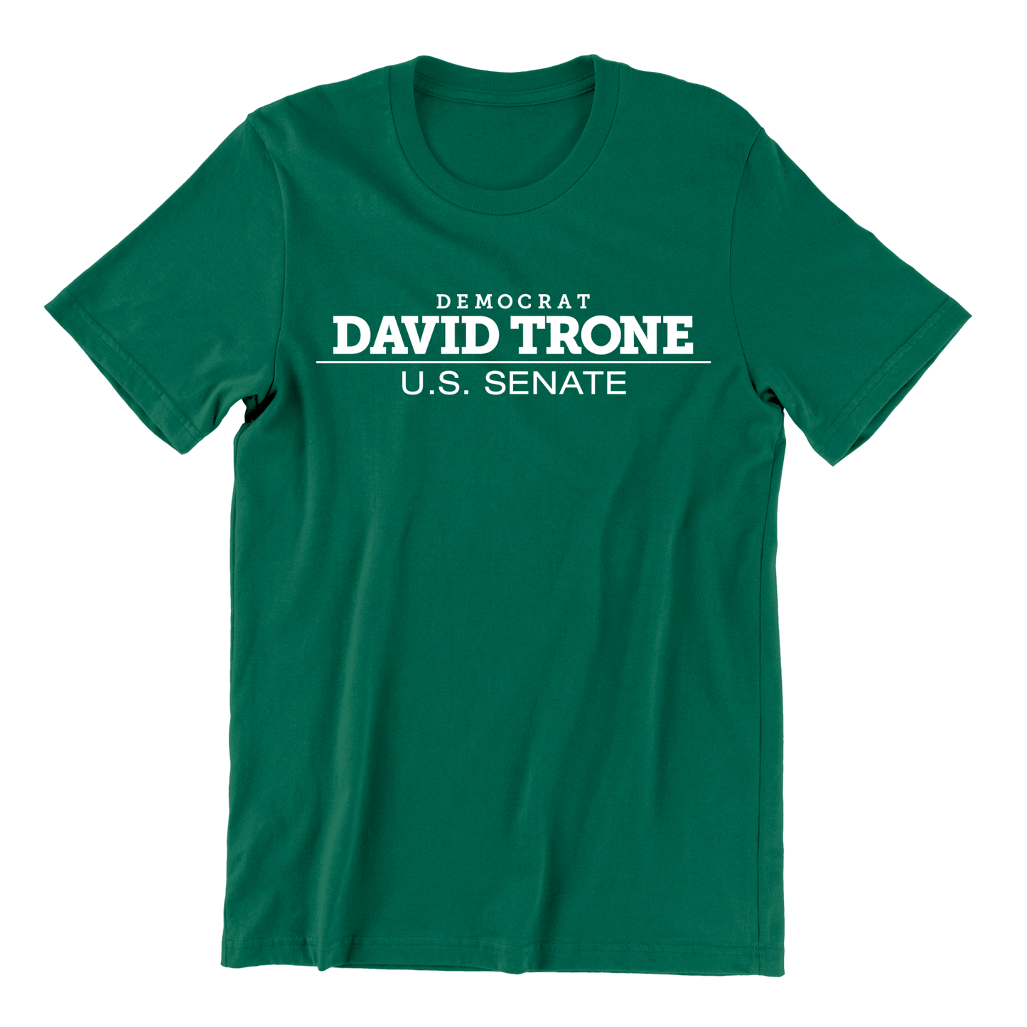 David Trone U.S. Senate Green Logo T-shirt