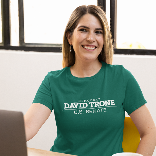 David Trone U.S. Senate Green Logo T-shirt